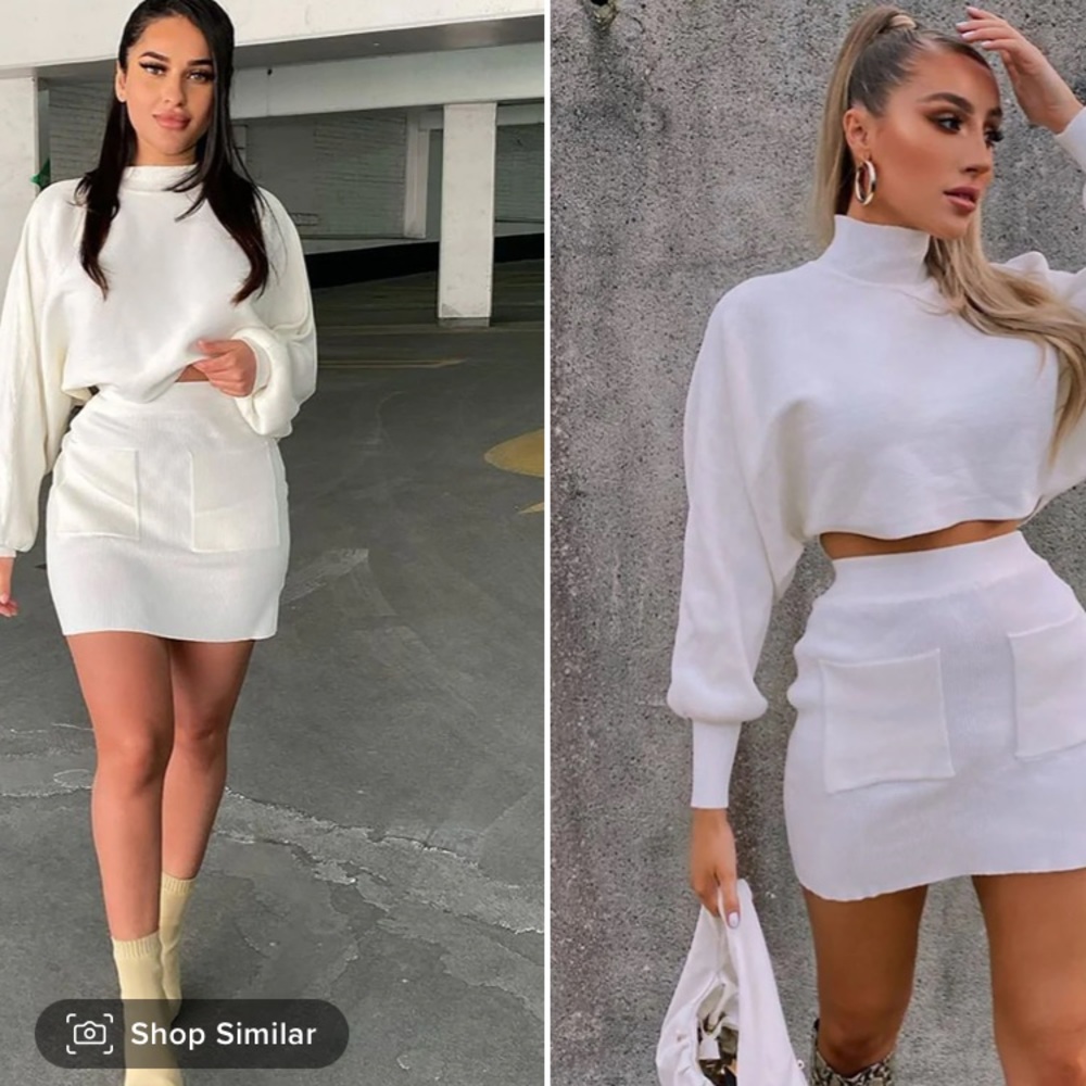 Sweater skirt set